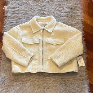 NWT Love For Humanity Off-White Polyester Jacket‎